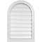 Ekena Millwork Round Top Surface Mount PVC Gable Vent: Functional, w/ 2"W x 2"P Brickmould Sill Frame, 20"W x 30"H GVPRT20X3003SF - alternate 1